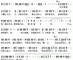 心贴心简谱(歌词)-王丽达演唱-秋叶起舞记谱上传