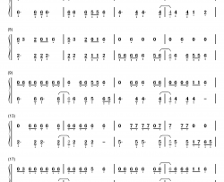 ガラスを割れ钢琴简谱-数字双手-欅坂46