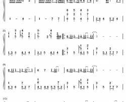 梦の河钢琴简谱-数字双手-AKB48