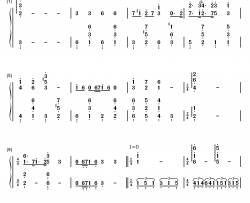 The Mighty Red Song钢琴简谱-数字双手-Heitor Pereira