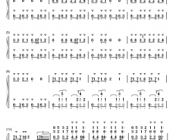 365钢琴简谱-数字双手-Zedd Katy Perry