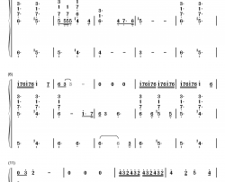 我要我们在一起钢琴简谱-数字双手-邓紫棋