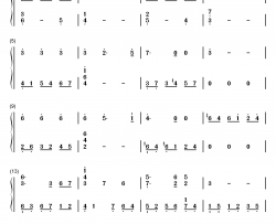 ザナルカンドにて钢琴简谱-数字双手-植松伸夫