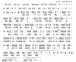 繁星简谱(歌词)-至上励合演唱-桃李醉春风记谱