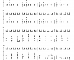 Utopiosphere钢琴简谱-数字双手-Mili