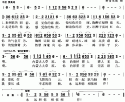 高贵的蔚蓝简谱(歌词)-云飞演唱-秋叶起舞记谱上传