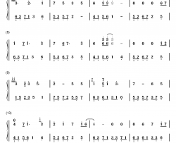 夜的钢琴曲 18钢琴简谱-数字双手-石进