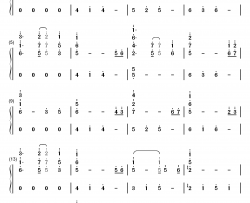 こんなに近くで钢琴简谱-数字双手-Crystal Kay