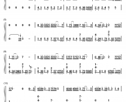 小城大事钢琴简谱-数字双手-杨千嬅