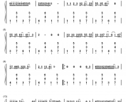 寂寞沙洲冷钢琴简谱-数字双手-周传雄