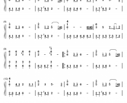 AIR钢琴简谱-数字双手-折戸伸治