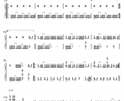 你怎么连话都说不清楚钢琴简谱-数字双手-蔡依林