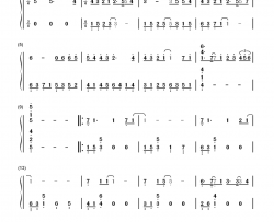 没完没了钢琴简谱-数字双手-孙楠  那英