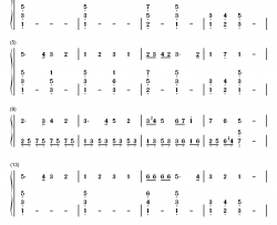 闪亮的圣诞节钢琴简谱-数字双手-George S. Clinton