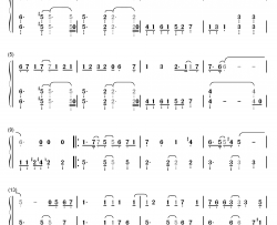 願い事ひとつだけ钢琴简谱-数字双手-小松未歩