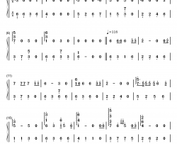 梦中的额吉钢琴简谱-数字双手-乌达木