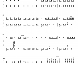 DOWN钢琴简谱-数字双手-杰森·沃克  Jason Walker