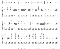 夕山谣钢琴简谱-数字双手-叫ぶ獣