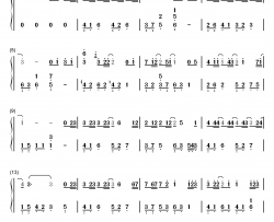 说了再见钢琴简谱-数字双手-周杰伦