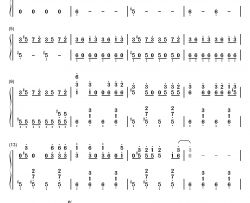 いけないボーダーライン钢琴简谱-数字双手-Walküre