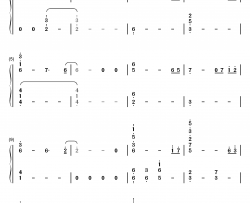 The Past of Tesoro钢琴简谱-数字双手-林ゆうき