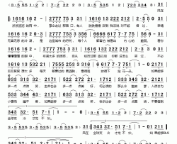 全球变冷简谱(歌词)-许嵩演唱-桃李醉春风记谱