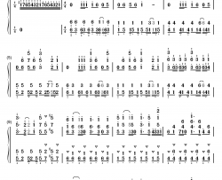 お願いマッスル钢琴简谱-数字双手-ファイルーズあい 石川界人