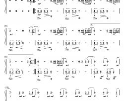 忧伤的回忆钢琴简谱-数字双手-欧阳家明