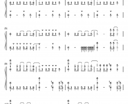 セツナの愛钢琴简谱-数字双手-Granrodeo