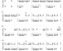 500 Miles钢琴简谱-数字双手-陈占美