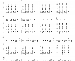 Toothbrush钢琴简谱-数字双手-DNCE