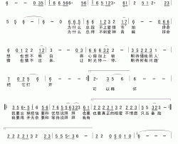 希望我是你的菜简谱-圆角分词/解力曲