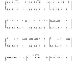 约定钢琴简谱-数字双手-林文信  周蕙