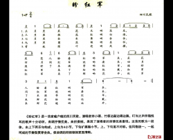 盼红军简谱-四川民歌