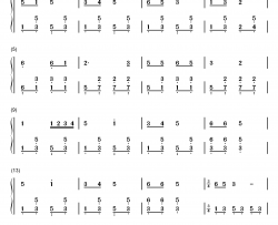 咱们从小讲礼貌钢琴简谱-数字双手-小蓓蕾组合