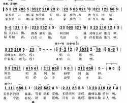 家乡恋歌简谱(歌词)-覃艺馨演唱-秋叶起舞记谱上传