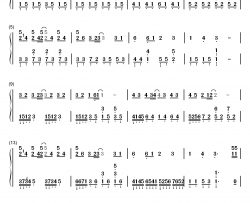 温柔钢琴简谱-数字双手-五月天