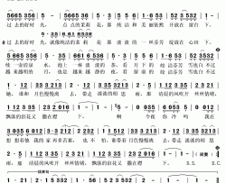 雪也白不过她简谱(歌词)-谭晶演唱-秋叶起舞记谱上传