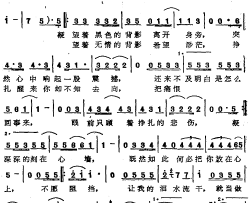 阻挡简谱-苏芮演唱