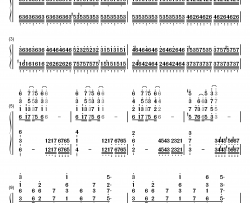 红莲之弓矢钢琴简谱-数字双手-Linked Horizon