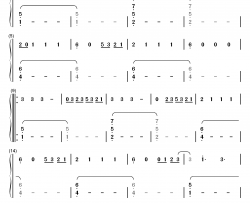 Infinity钢琴简谱-数字双手-One Direction