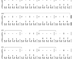 用尽我的一切奔向你钢琴简谱-数字双手-周笔畅