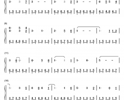 再回首钢琴简谱-数字双手-苏芮