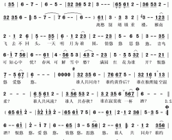 相思泪简谱(歌词)-杨姣演唱-秋叶起舞记谱上传