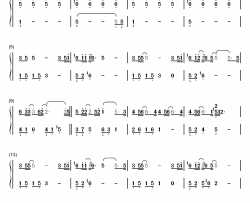 一半钢琴简谱-数字双手-薛之谦