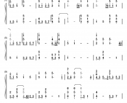 ウィアートル钢琴简谱-数字双手-Rionos