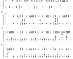 六兆年と一夜物語钢琴简谱-数字双手-Kemu