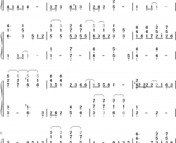 千の風になって钢琴简谱-数字双手-银魂