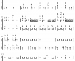 Memento钢琴简谱-数字双手-Nonoc