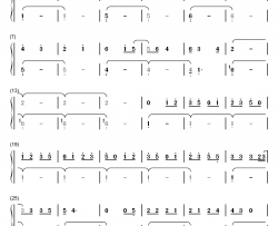 夏疾風钢琴简谱-数字双手-岚